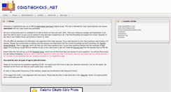 Desktop Screenshot of coastiechicks.net